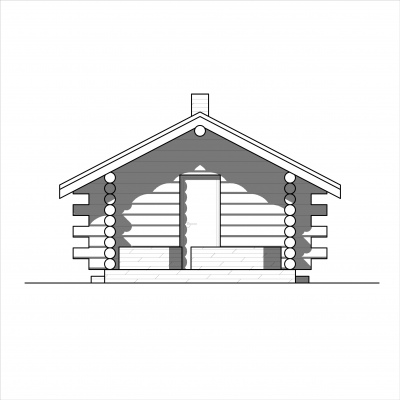 Проект бани ОБ-154